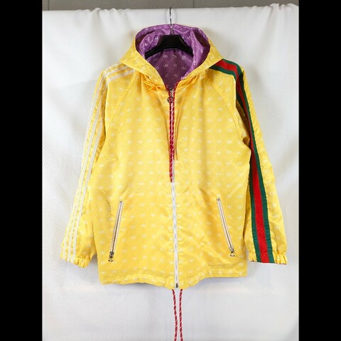 莉亞精品♡GuccixAdidas 聯名滿印外套 尺碼40 九新美品