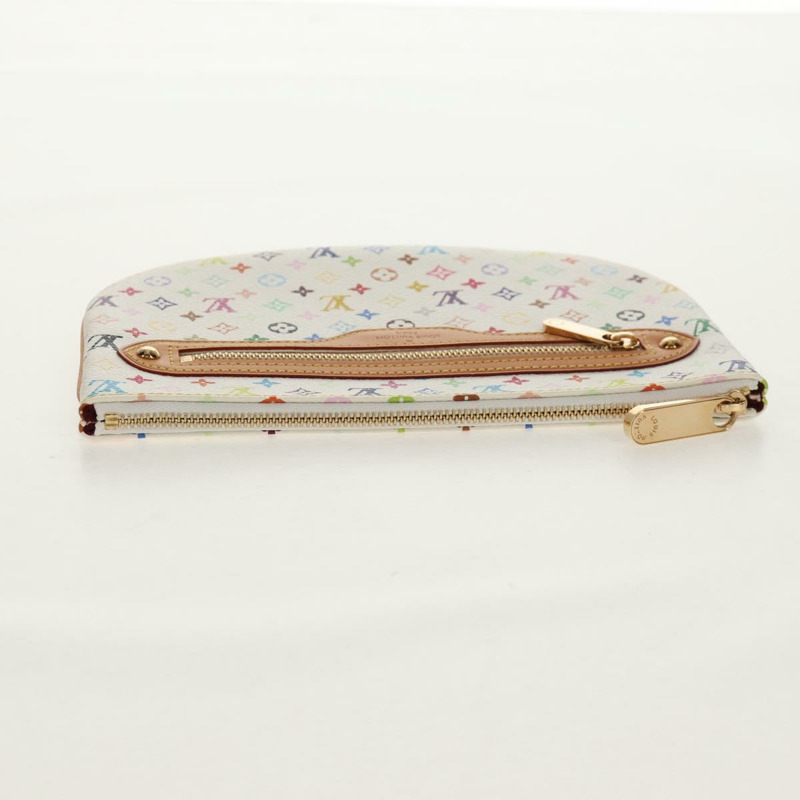 【日本直送】路易威登 Monogram Multicolor Pochette GM 手拿包 白色 M60027 正品 156352SV-4