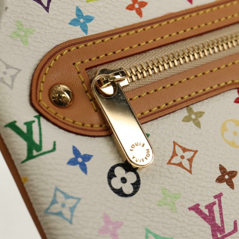 【日本直送】路易威登 Monogram Multicolor Pochette GM 手拿包 白色 M60027 正品 156352SV-16