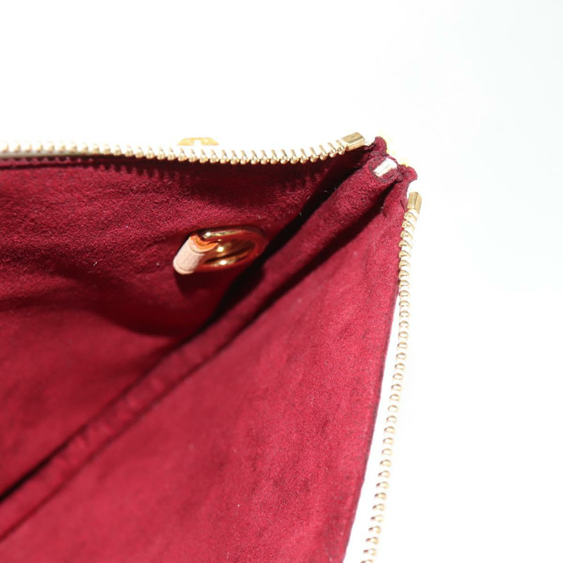 【日本直送】路易威登 Monogram Multicolor Pochette GM 手拿包 白色 M60027 正品 156352SV-18