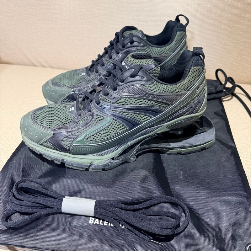 balenciaga 彈簧鞋 軍綠 全新-0