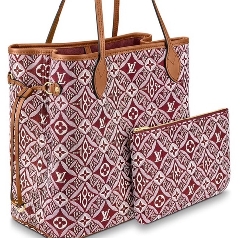 LV neverfull MM 復古緹花 since 1854 版