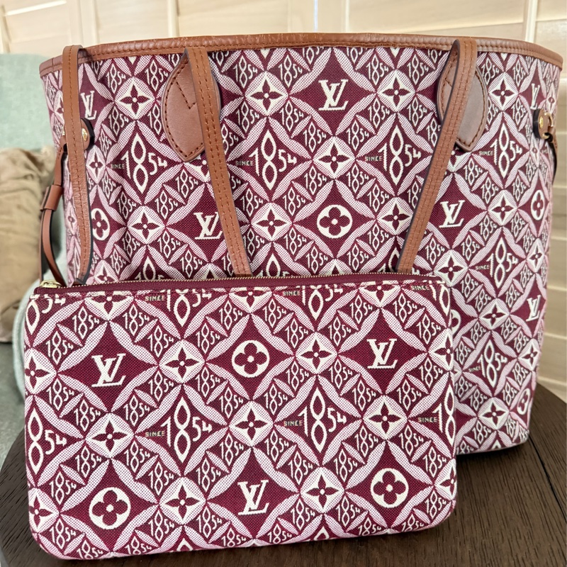 LV neverfull MM 復古緹花 since 1854 版-3