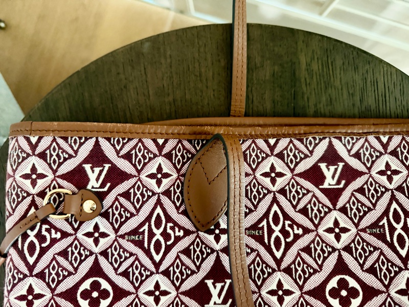 LV neverfull MM 復古緹花 since 1854 版-18