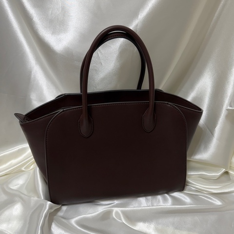 THE ROW Marlo 12 皮革手提包 深棕色 ❗️半價出售