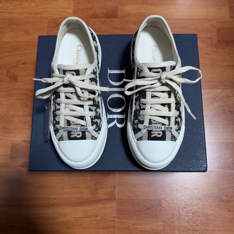 迪奧新款厚底鞋Dior Walk'n'Oblique女款 米|||色 34.5碼 99 新-2