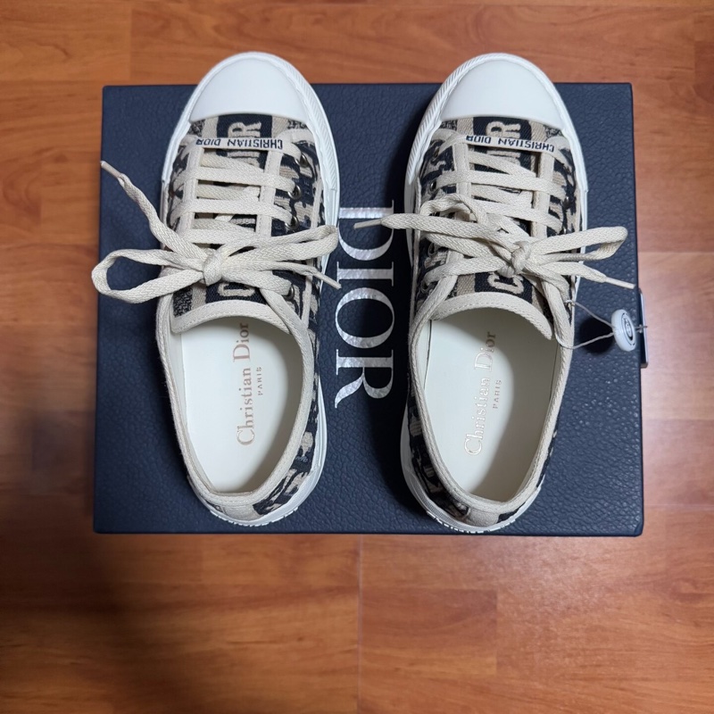 迪奧新款厚底鞋Dior Walk'n'Oblique女款 米|||色 34.5碼 99 新-3