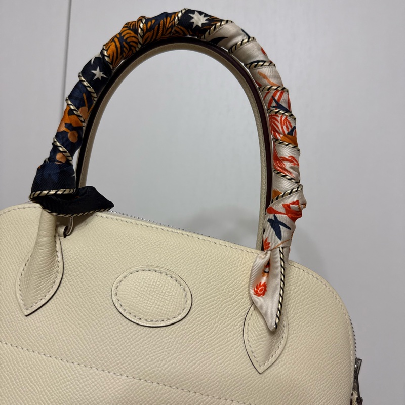 Hermès Bolide 27 Epsom I2 Nata 愛馬仕 保齡球包-14