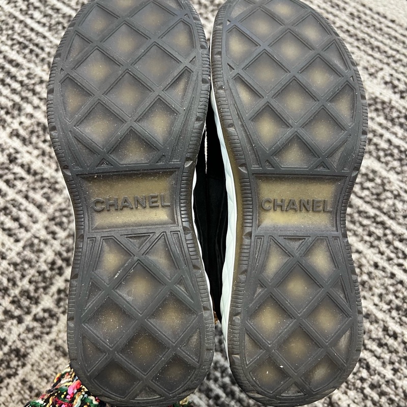 98新CHANEL香奈兒 經典款拼色運動鞋 37.5碼-4