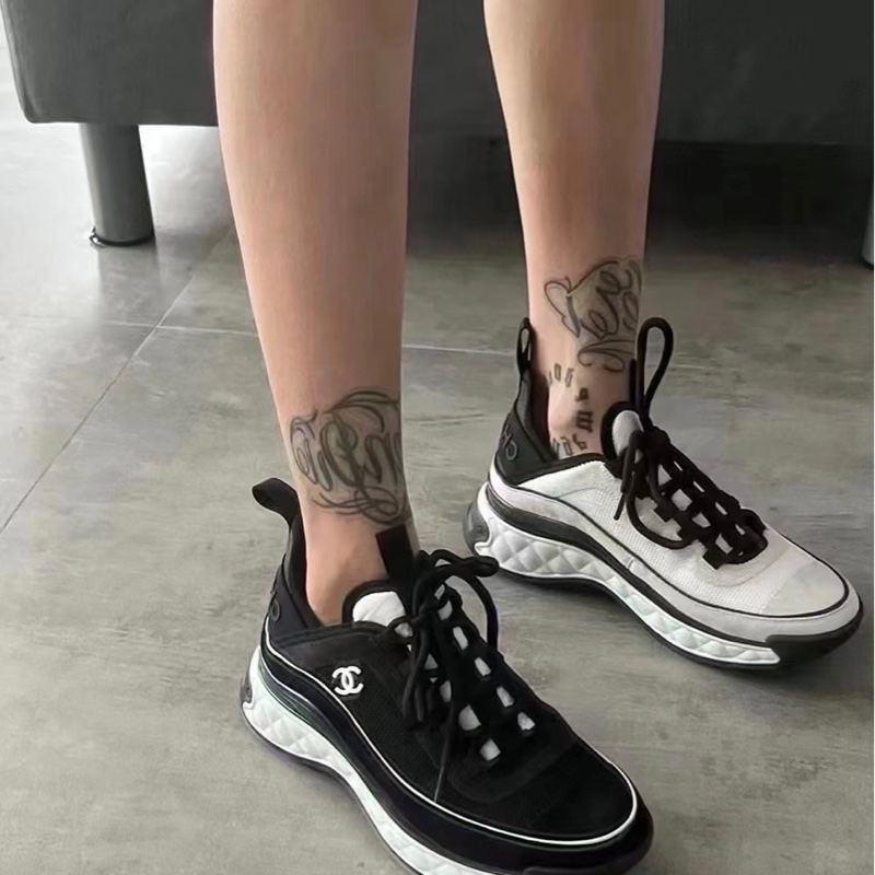 98新CHANEL香奈兒 經典款拼色運動鞋 37.5碼-7