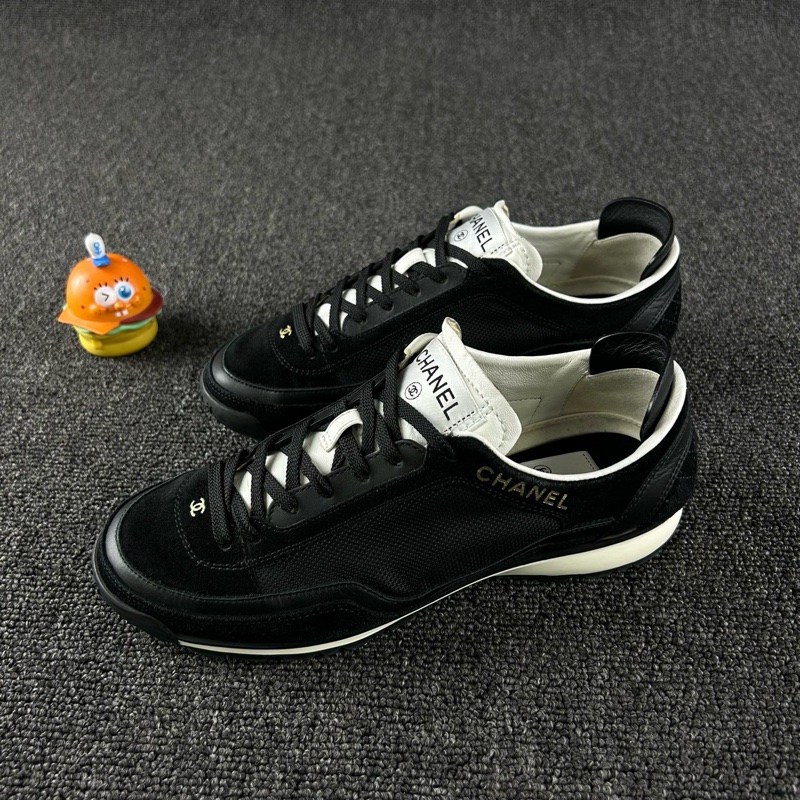 Chanel香奈兒黑色運動鞋 36 碼 下地次數不多-0