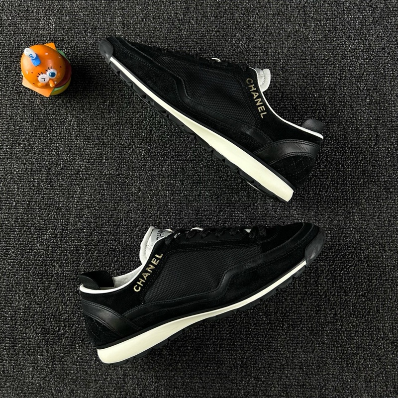 Chanel香奈兒黑色運動鞋 36 碼 下地次數不多-5