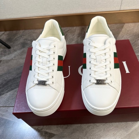 全新 Gucci 古馳 新款 ACE 厚底增高4.5cm  尺寸38.5碼
