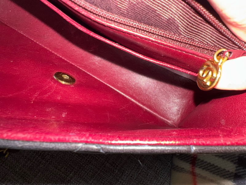 Chanel黑金黛妃包25~Vintage Diana經典老香-22