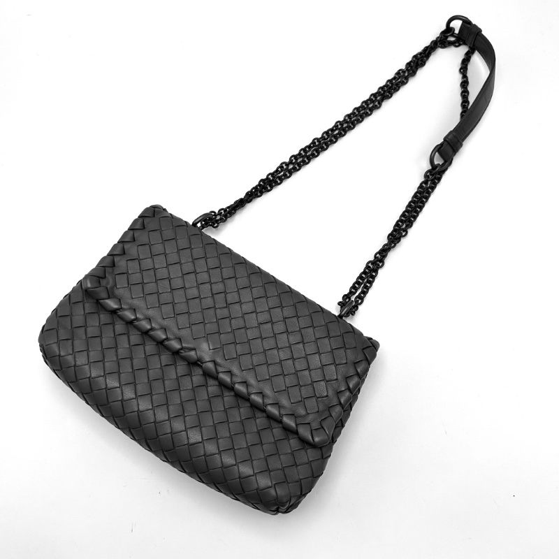 BV 編織OLIMPIA肩背斜背包22*15*7 98新配件塵袋-3