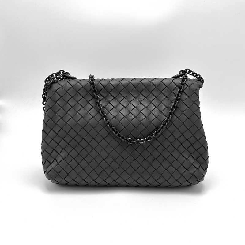 BV 編織OLIMPIA肩背斜背包22*15*7 98新配件塵袋-6