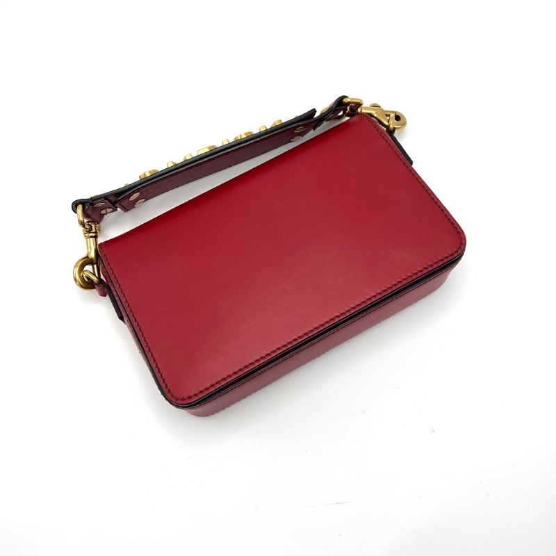 DIOR Jadior限量系列紅色翻蓋式手提包22.5*14*6 98新配件塵袋-5