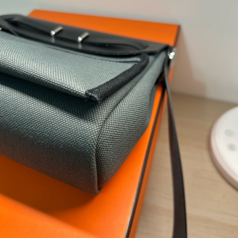 Hermes Mini Herbag Vert mangrove C031 樹林綠/沼澤綠-4