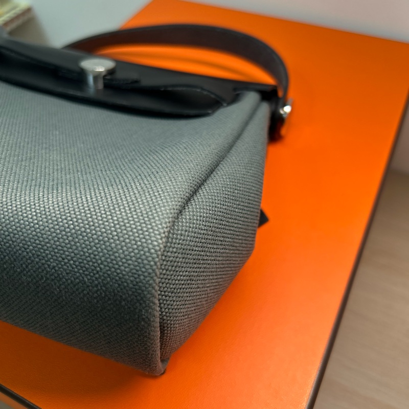 Hermes Mini Herbag Vert mangrove C031 樹林綠/沼澤綠-7