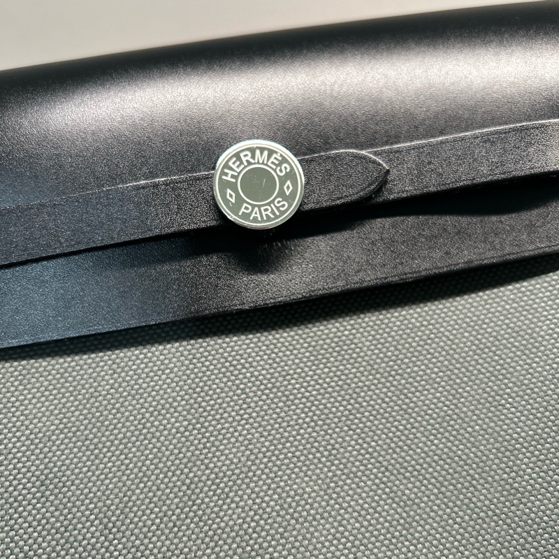 Hermes Mini Herbag Vert mangrove C031 樹林綠/沼澤綠-8