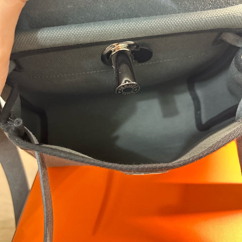 Hermes Mini Herbag Vert mangrove C031 樹林綠/沼澤綠-16