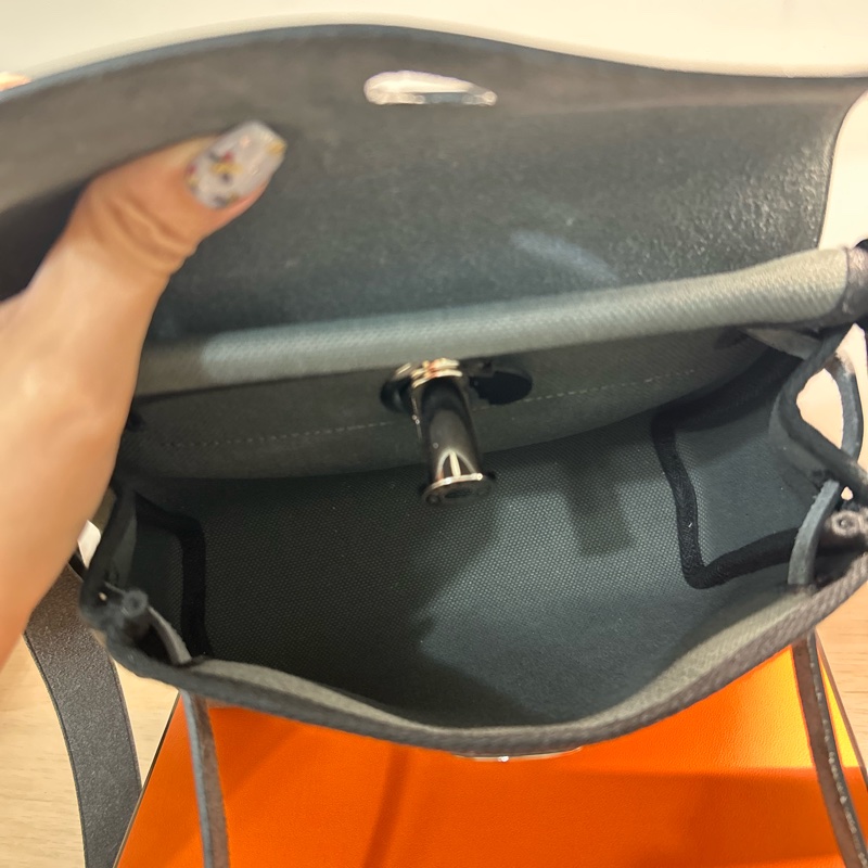 Hermes Mini Herbag Vert mangrove C031 樹林綠/沼澤綠-17