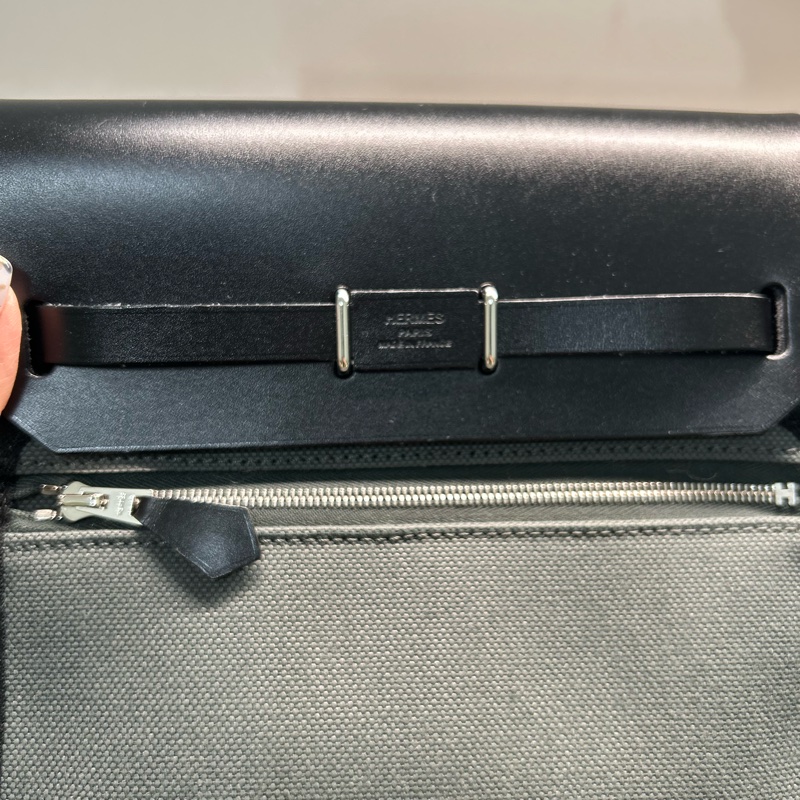 Hermes Mini Herbag Vert mangrove C031 樹林綠/沼澤綠-20