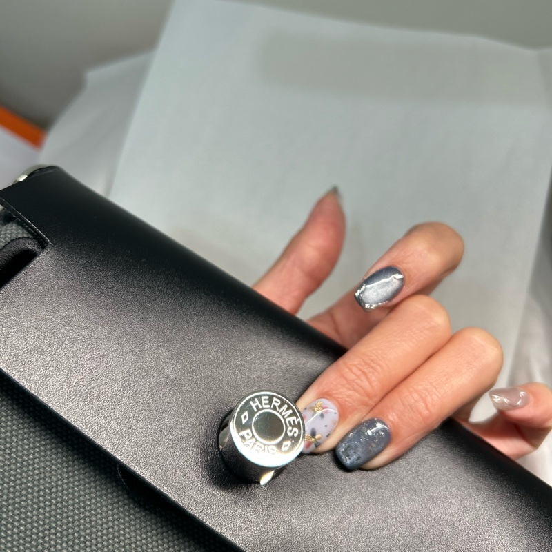 Hermes Mini Herbag Vert mangrove C031 樹林綠/沼澤綠-32