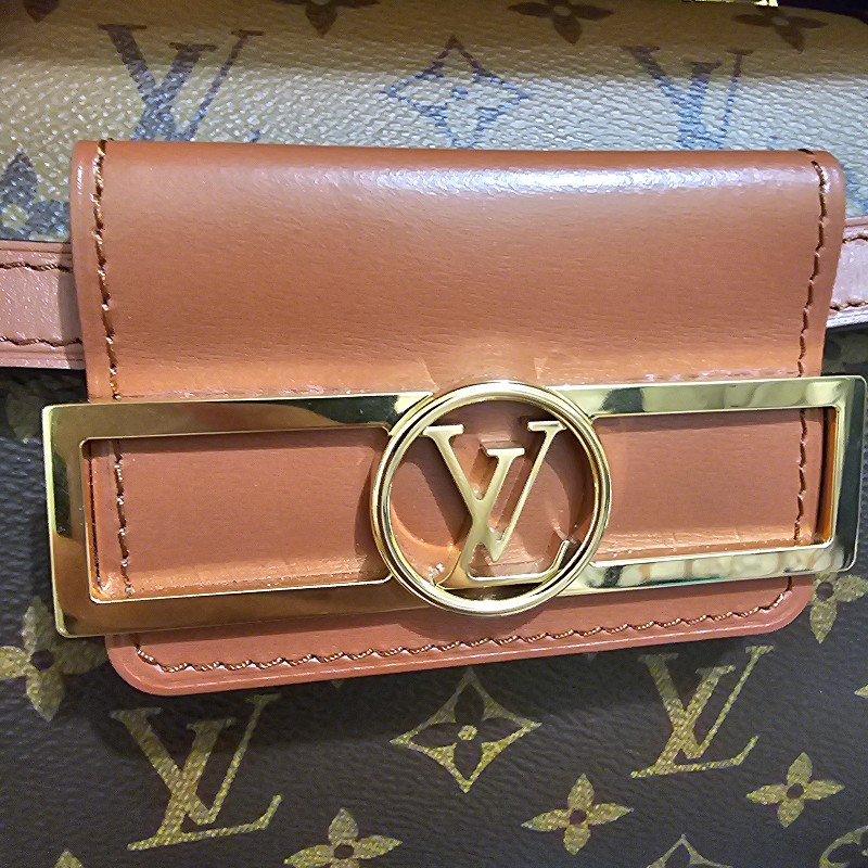 LV 季節款 capitale 達芙妮 手提包 肩背包 拼色-11