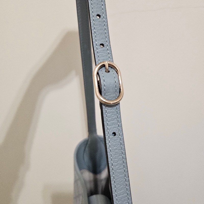 Gucci 古馳 藍綠色 防水拼皮 老花 新款 98新 ophidia hobo 腋下包
水桶包 肩背包-13