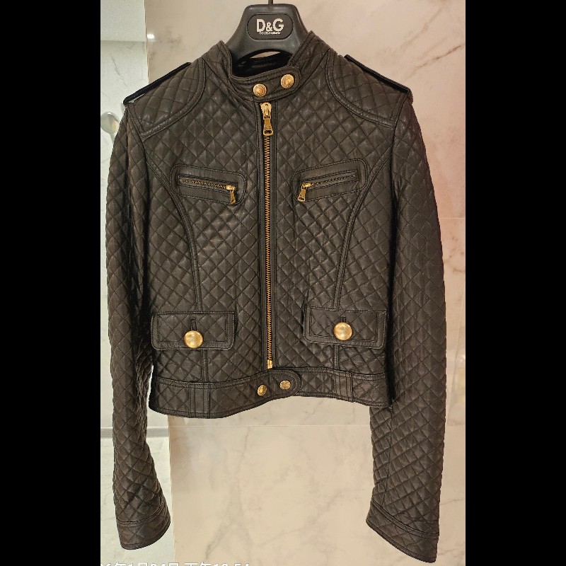 D&G 小羊皮短版外套-0