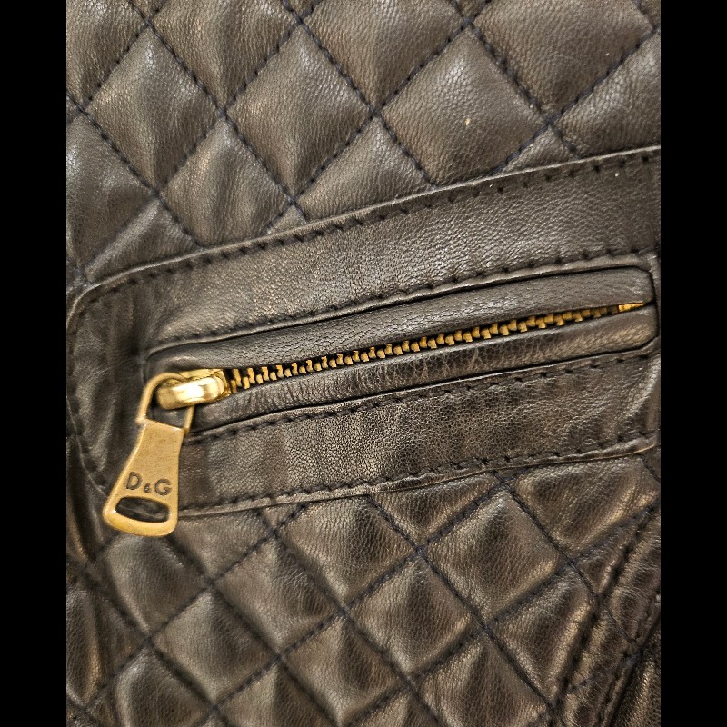 D&G 小羊皮短版外套-4