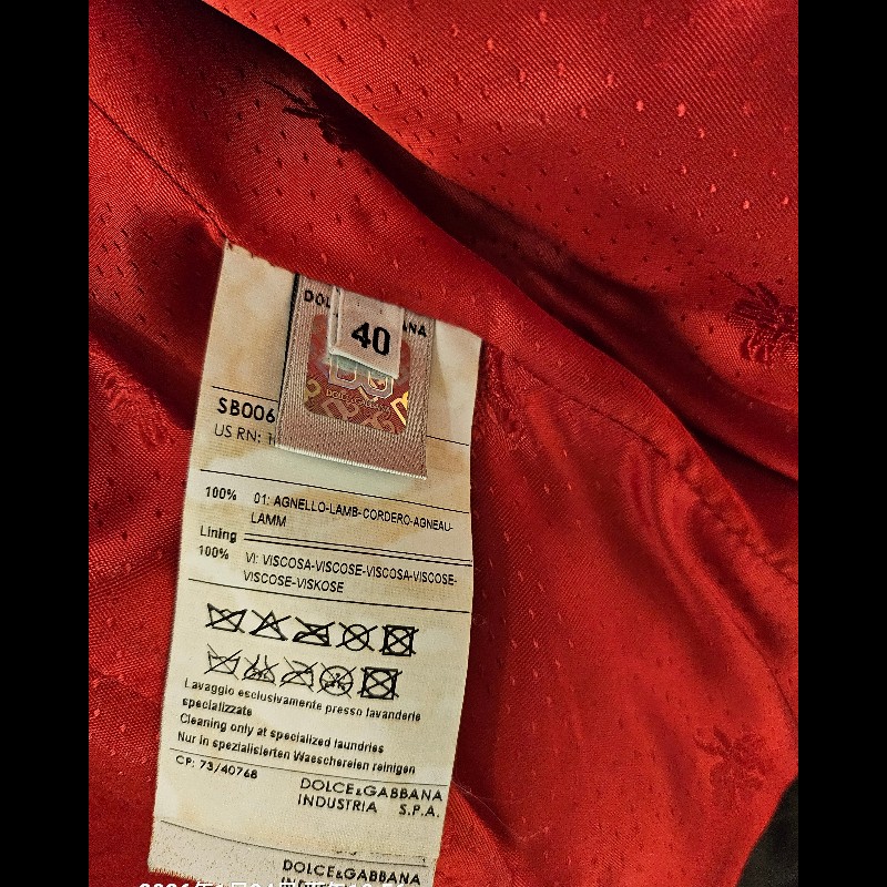 D&G 小羊皮短版外套-12