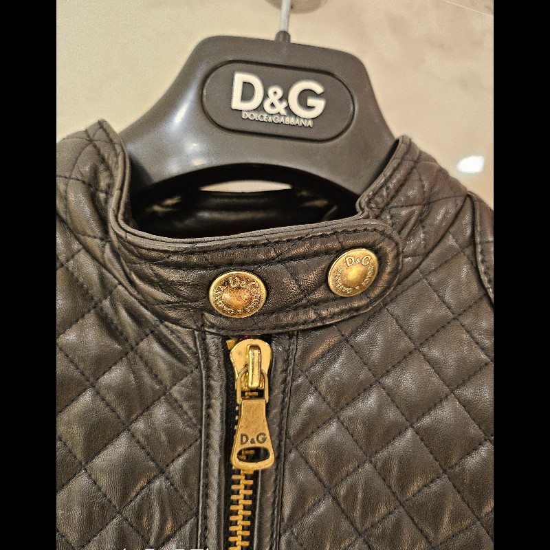 D&G 小羊皮短版外套-13