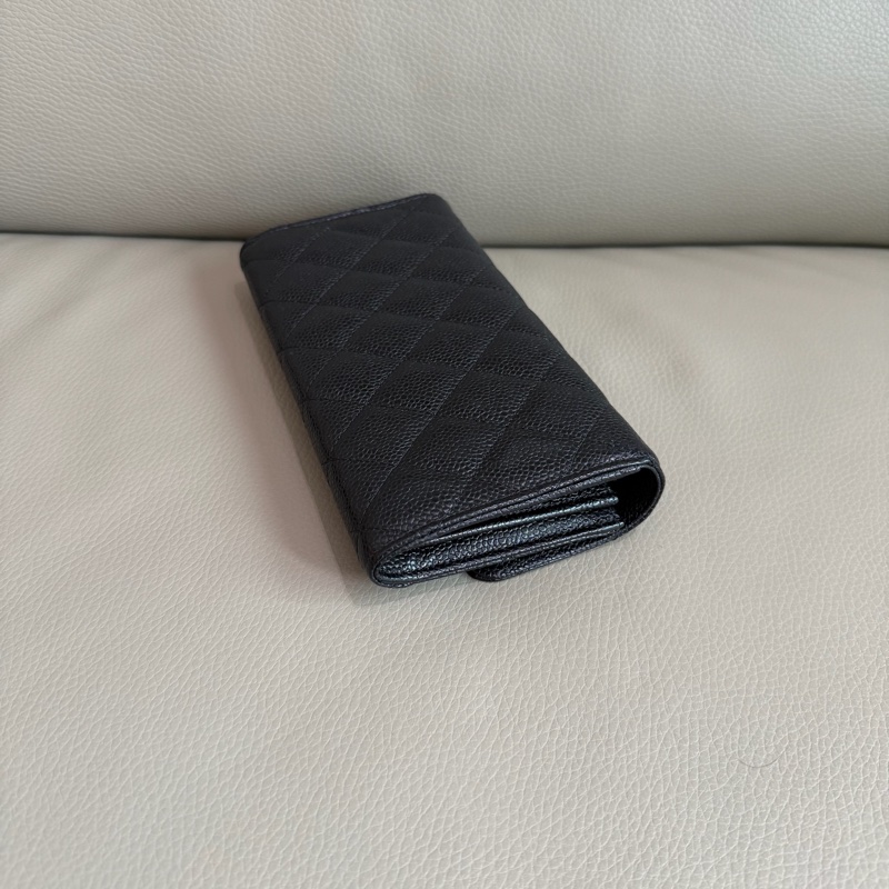 「M.Y精品」 Chanel 小香 荔枝牛皮 掀蓋長夾-16