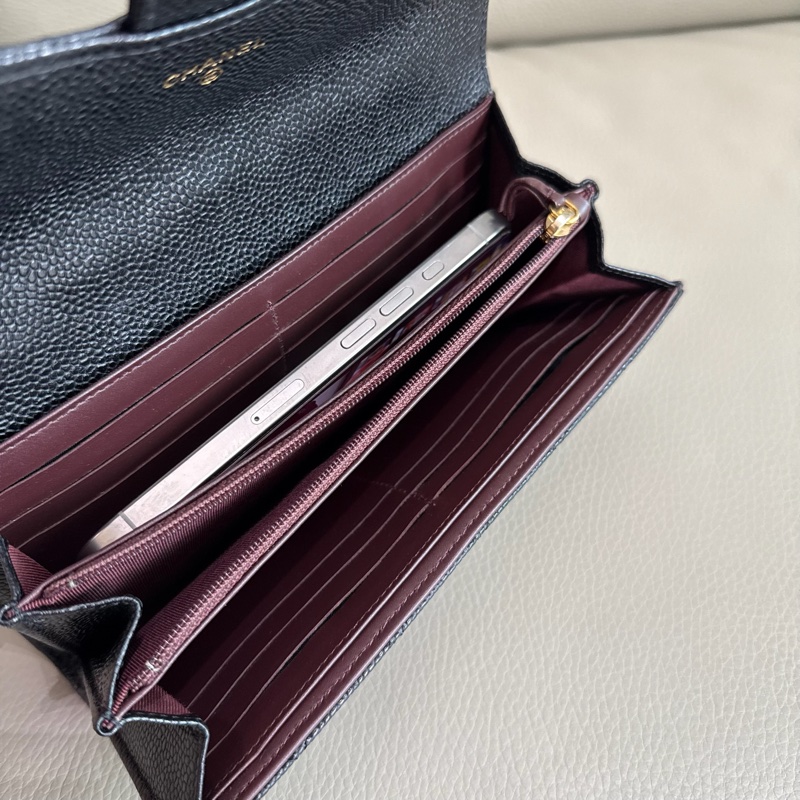 「M.Y精品」 Chanel 小香 荔枝牛皮 掀蓋長夾-22