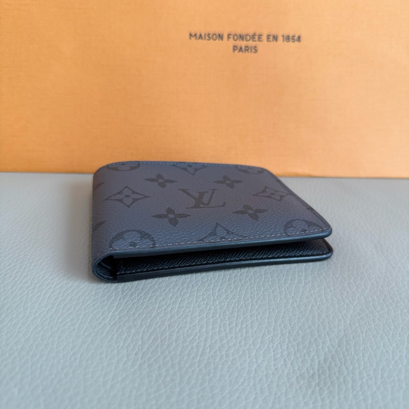 「M.Y精品」 L V 黑武士 Slender 對開短夾  M80906-7