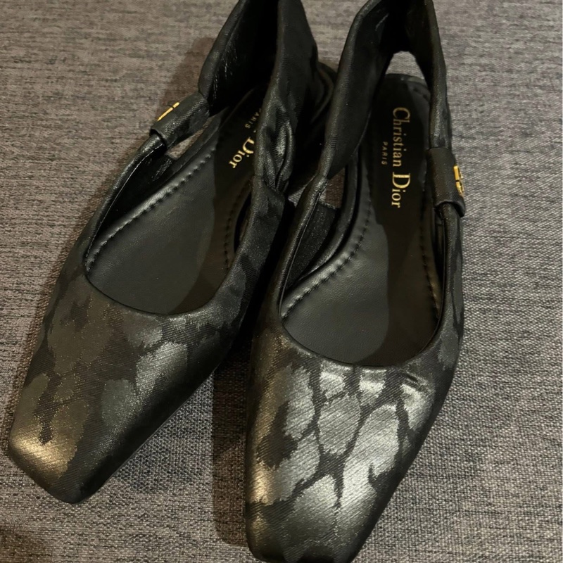 Christian Dior 豹紋鞋 23適合-2
