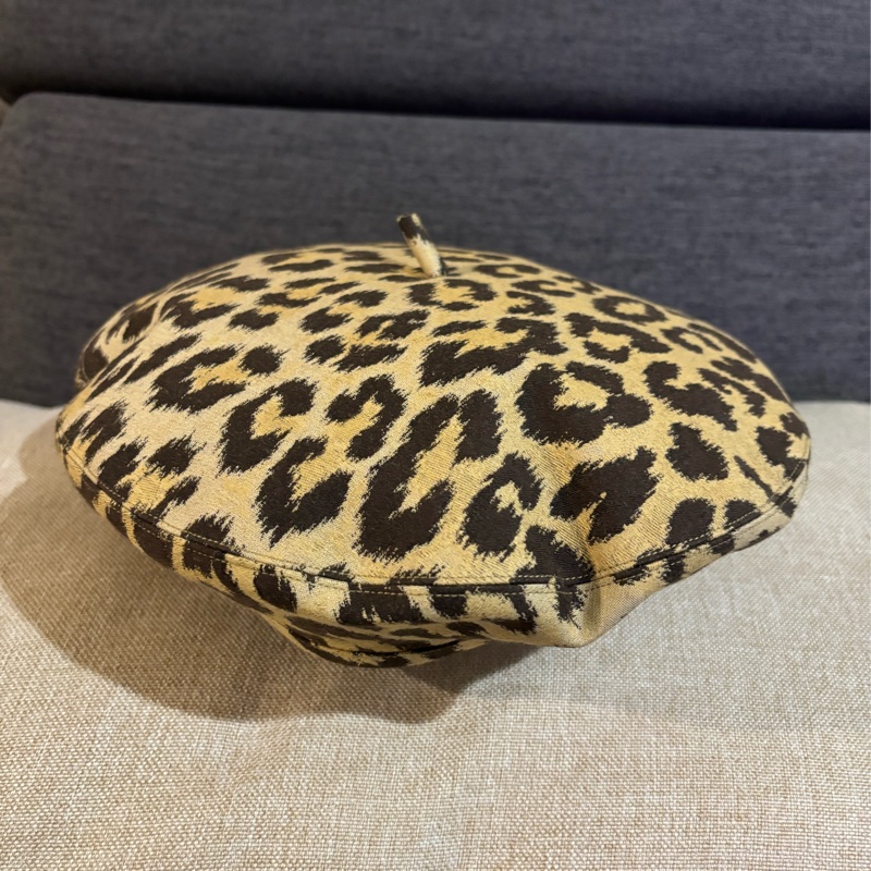 Christian Dior豹紋帽-15