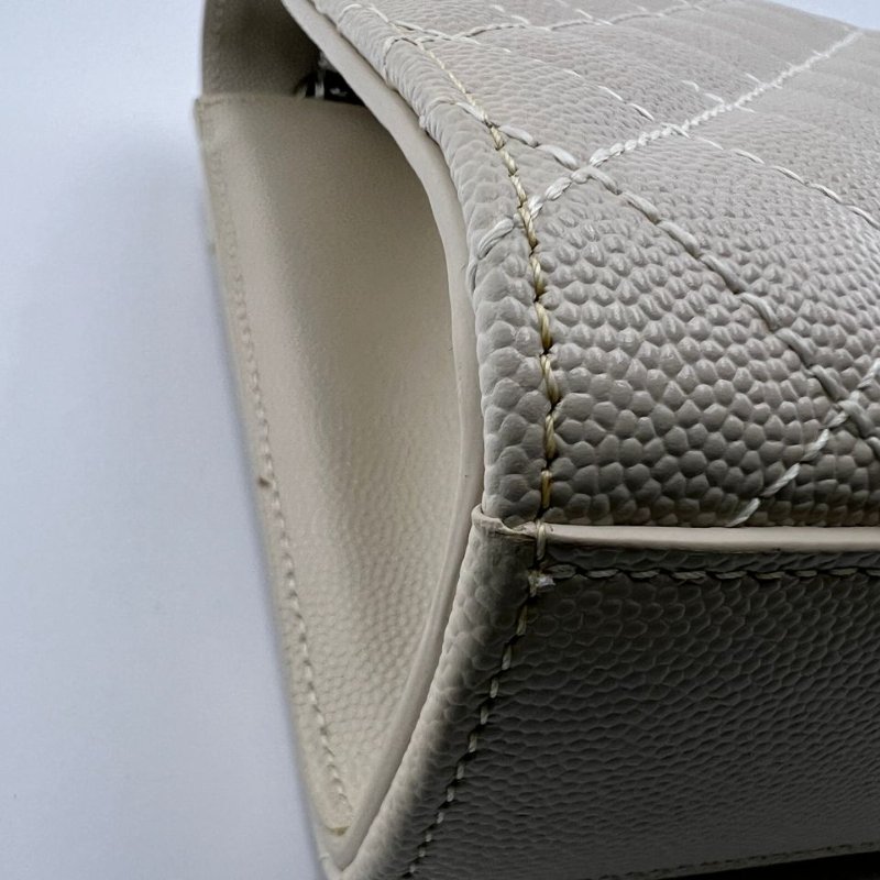 聖羅蘭銀色信封包 尺寸 22×15×6 配件防塵袋-16