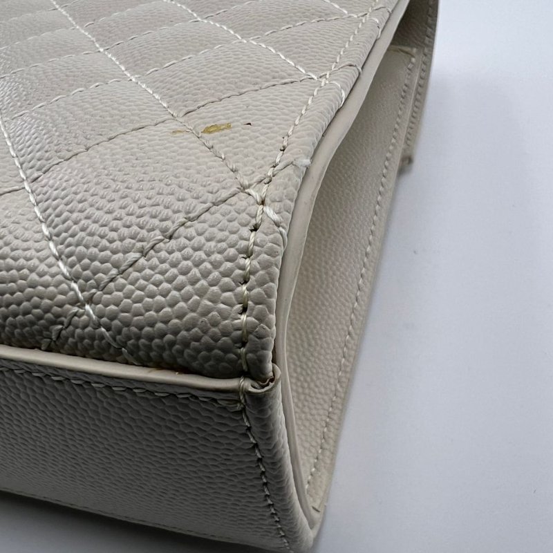 聖羅蘭銀色信封包 尺寸 22×15×6 配件防塵袋-22