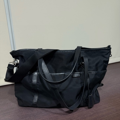 agnes b 黑色托特包 旅行袋