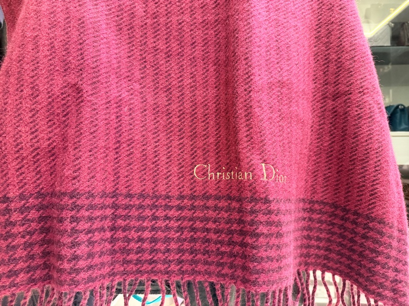 迪奧Dior圍巾披肩～羊毛-0