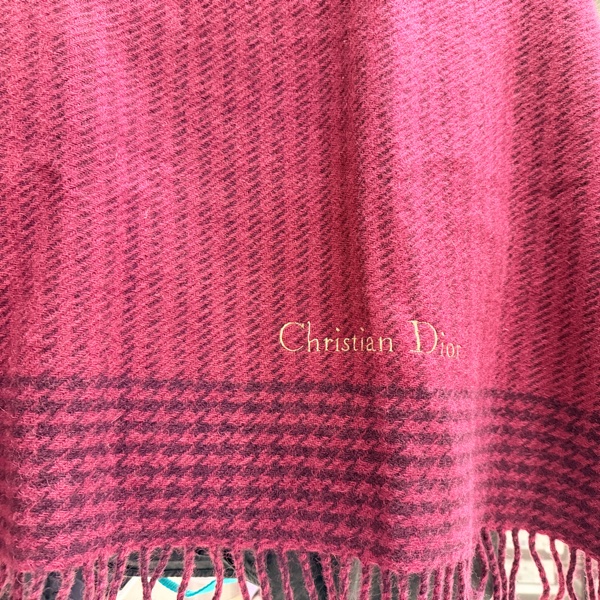 迪奧Dior圍巾披肩～羊毛-4