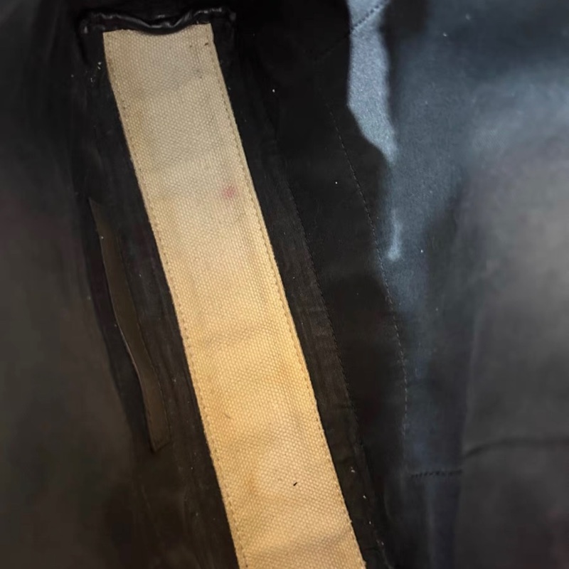Balenciaga黑白拼色帆布子母包-5