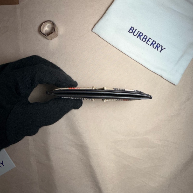 ‼️全台最甜 全新盒裝 Burberry 巴寶莉2024新款格紋5卡名片夾 卡夾-7