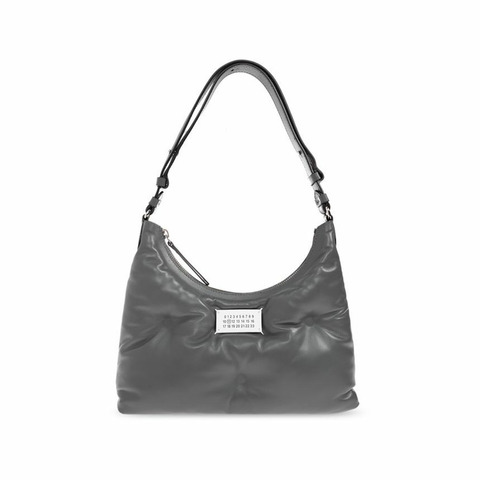 MAISON MARGIELA Glam Slam Hobo 小號肩背包 灰色 SB3WG0024 P4300 T8127