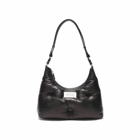 MAISON MARGIELA Glam Slam Hobo 小號肩背包 黑色