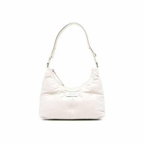 MAISON MARGIELA Glam Slam Hobo 小號肩背包 白色