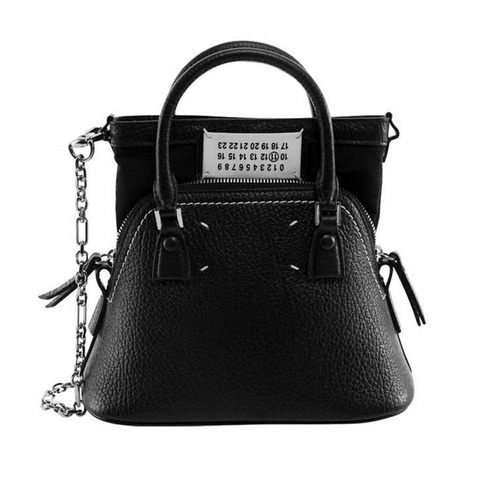 MAISON MARGIELA 微型鏈條單肩托特包 黑色 S56WG0081 P4348 T8013